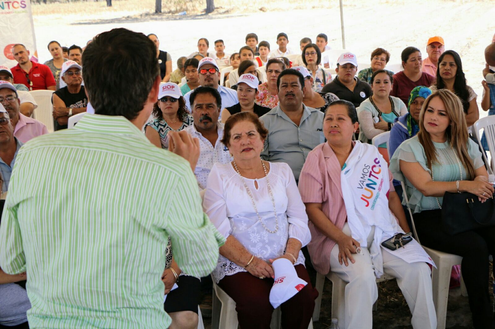 Comienzan obras elegidas por habitantes de la región Lagunas